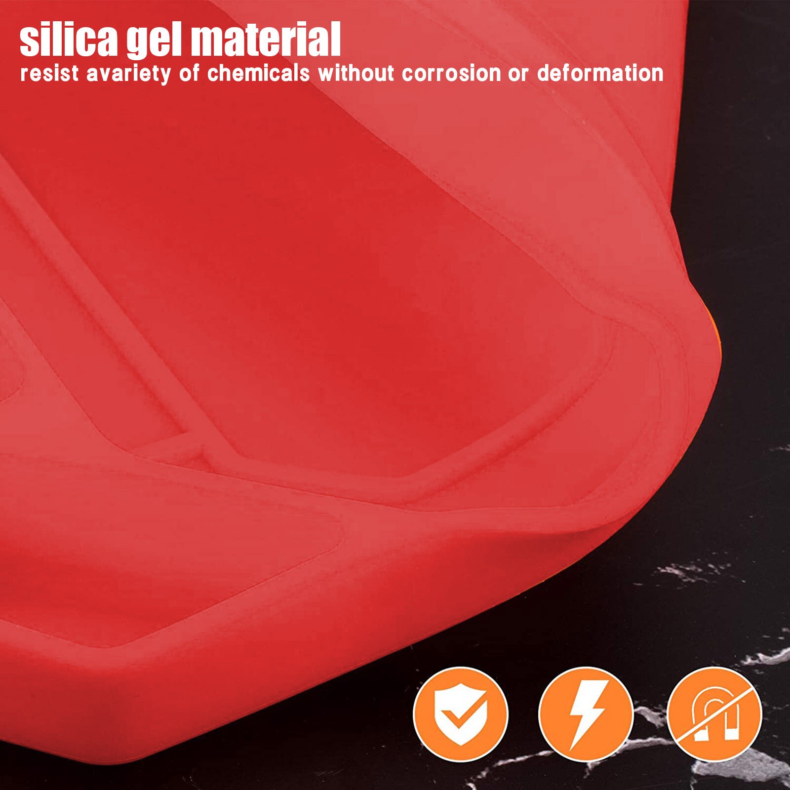 Automotive Non-slip Flexible Silicone Storage Tool Tray Large Tool Organizer