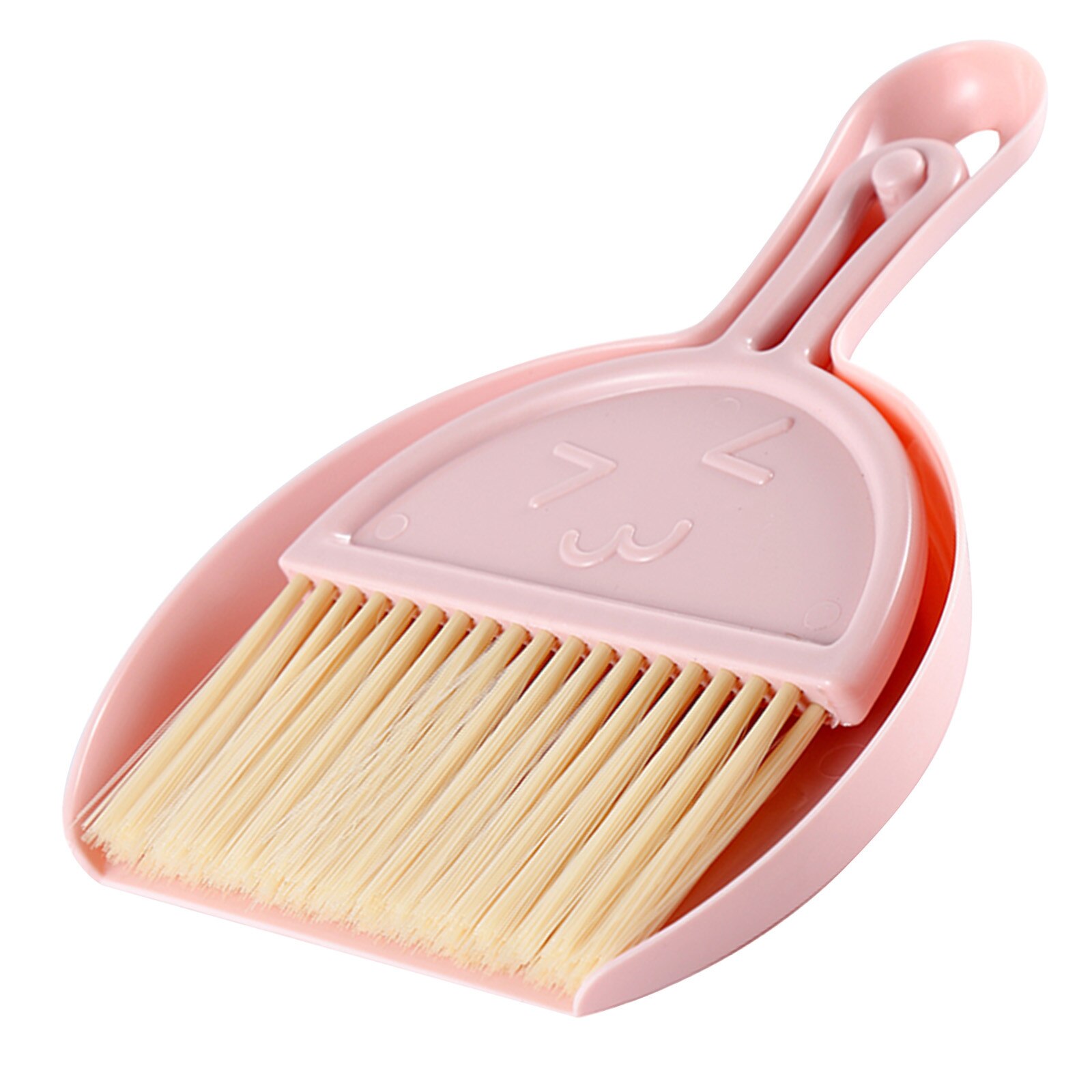 Mini cepillo multifuncional para barrer, escoba pequeña y recogedor de polvo, herramientas de limpieza ligeras y sencillas,: Pink