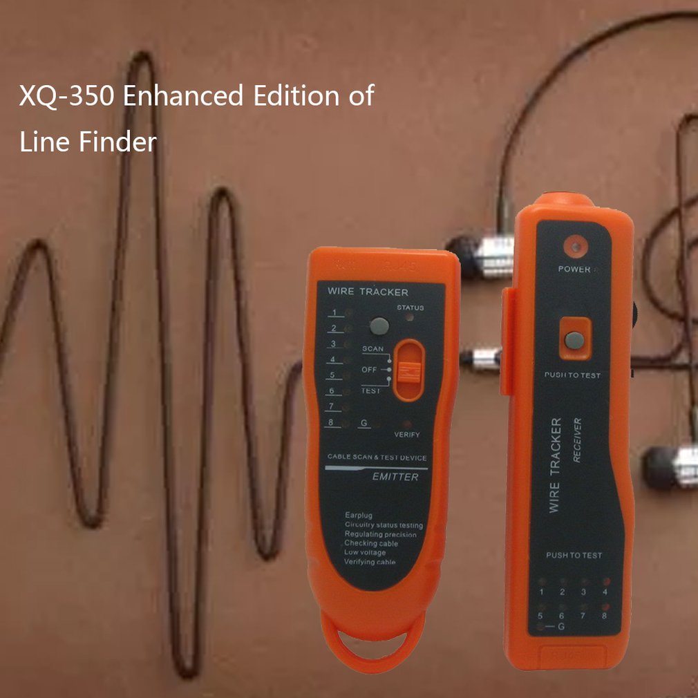 Utp Stp Cat5 Cat6 Rj45 Lan Network Cable Tester Line Finder Rj11 Telephone Wire Tracker Tracer Diagnose Tone Kit Xq-350