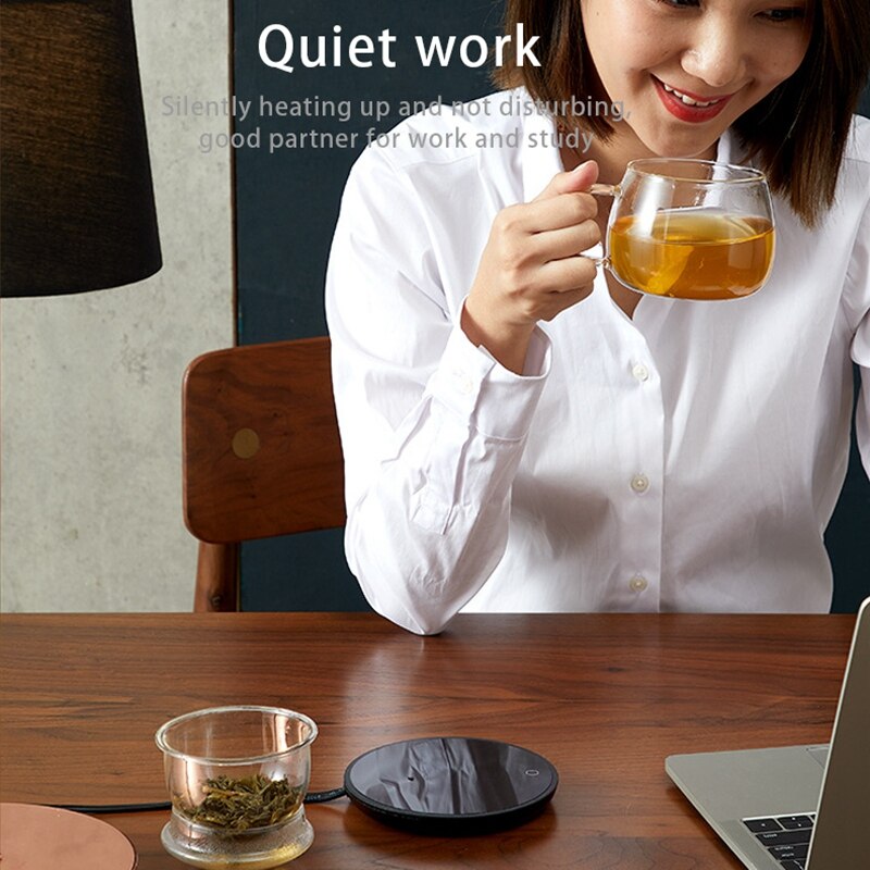 Koffie Mok Warmer, Cup Warmer, Koffie Warmer Voor Bureau Met Automatische Uitschakeling-Us Plug