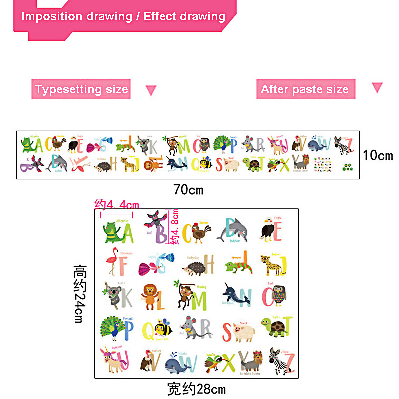 Pink Rose Wall Decals for Bedroom Living Room Cabinet Decoration Wallpaper Mural DIY Self-adhesive PVC Wall Stickers Flowers: Letter