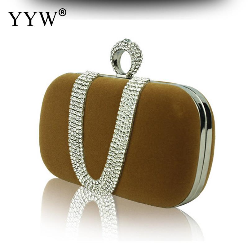 YYW Pochette sac à bagues avec strass | Sac à main et Pochette Vintage pour femmes, Pochette pour Banquet soirée et fête