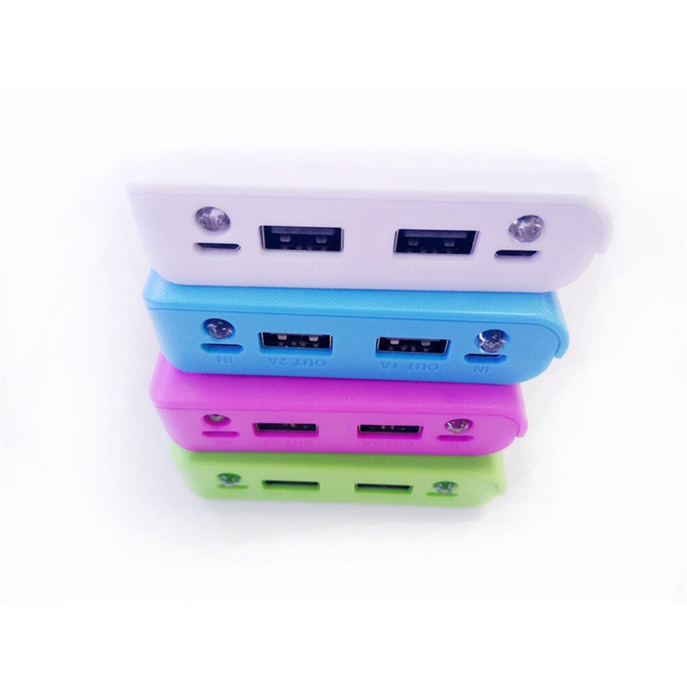 DIY Power Bank Case DIY USB Mobiele Power Bank Lader Case Pack 8 stks 18650 Batterij Houder Voor Telefoon Zonder batterij 18Oct18