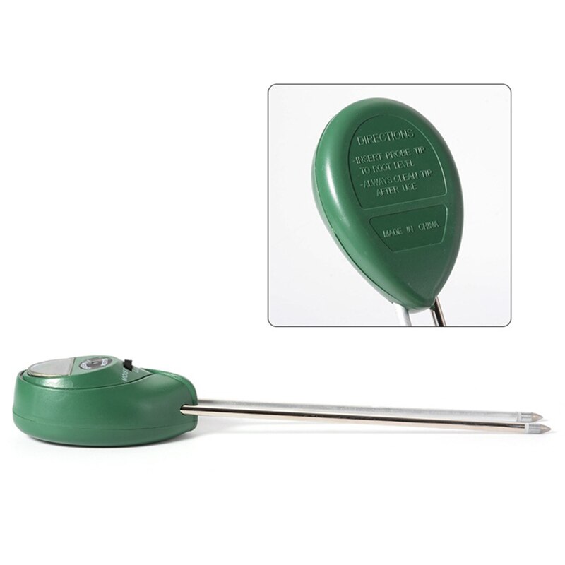 Soil PH Meter 3-In-1 Soil Tester Kits With Moisture Light and PH Test for Garden Farm Lawn No Battery Needed K888