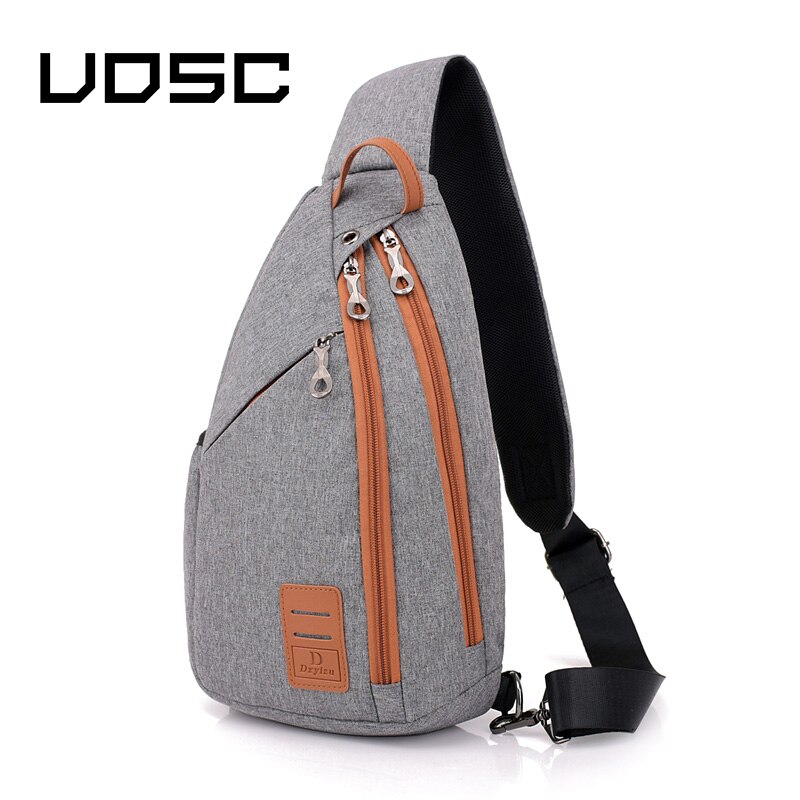 Uosc heren borsttas grote capaciteit schoudertas multifunctionele crossbody tas voor mannen koerierstas reisrugzak