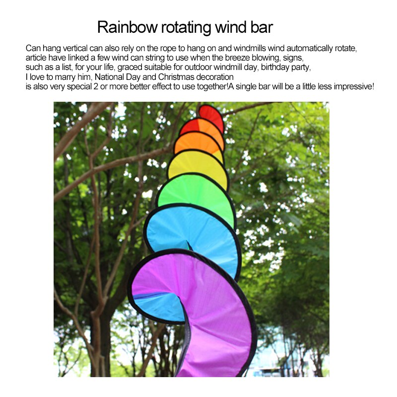 Kleurrijke Camping Tent Opvouwbare Rainbow Spiral Windmolen Wind Spinner Huis Tuin Decor Ornamenten Klassieke Speelgoed