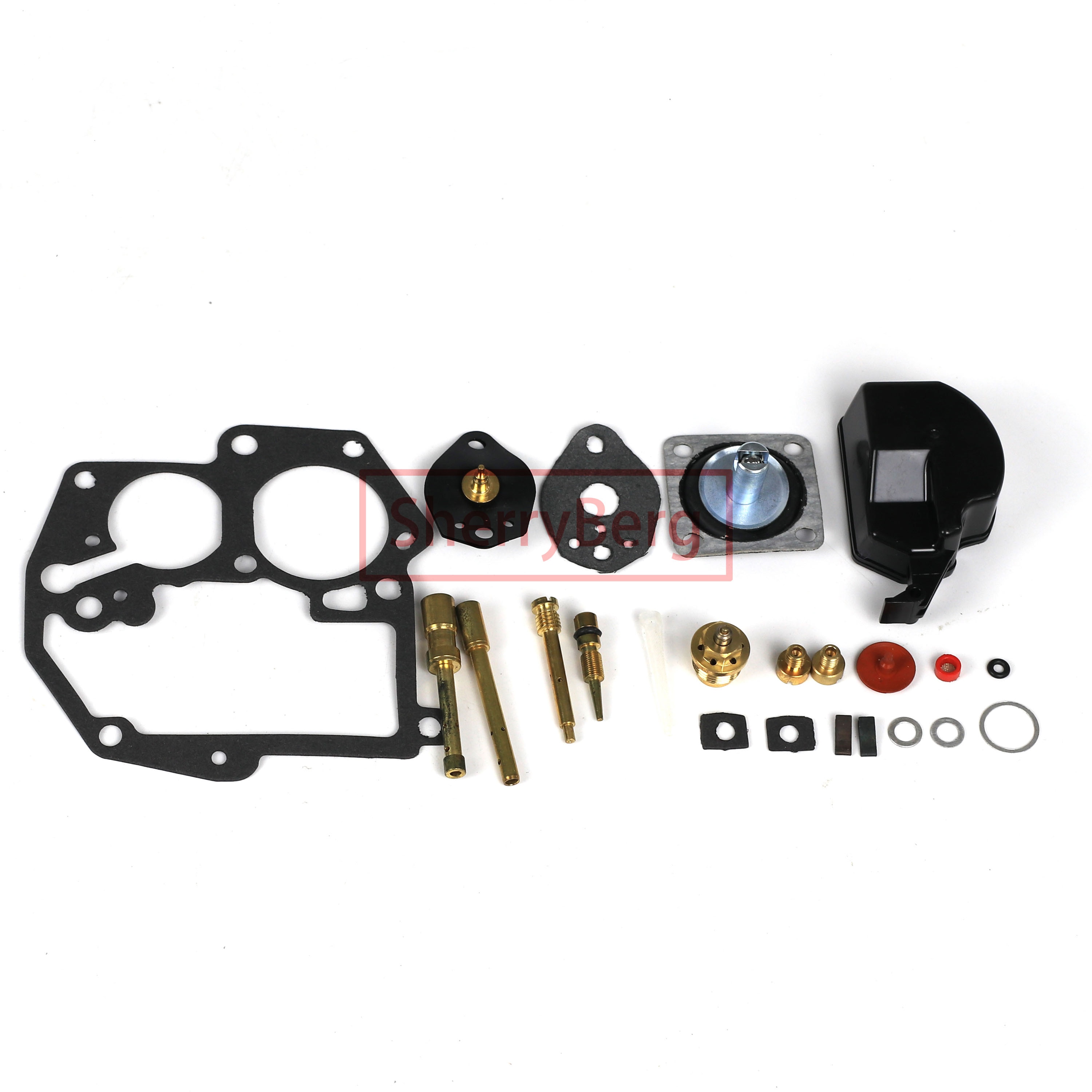 Sherryberg reparationspakning tunded kit til pierburg 2 e 2 & 2 e 3 carburadror carburetor carb service/pakning/reparationssæt tætninger flyde ...