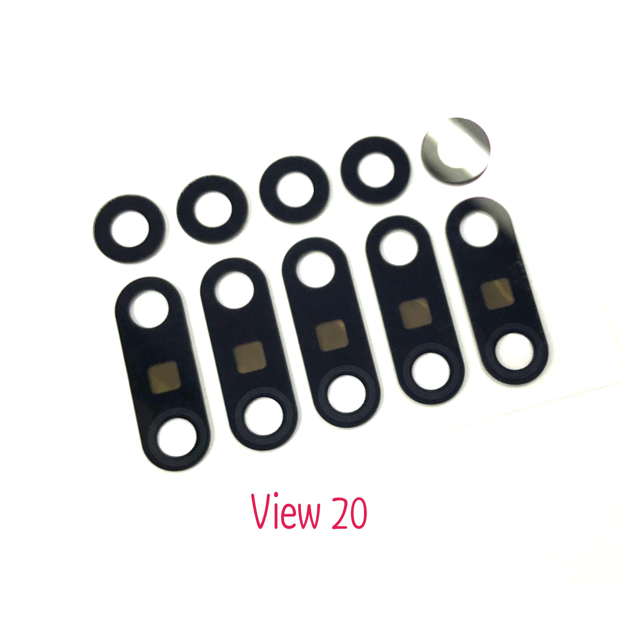 2pcs/set back rear camera glass lens for Huawei Honor View 20 with glue