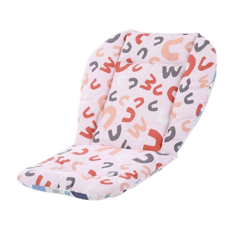 Baby Dining Chair Cotton Pad Stroller Accessories Baby Stroller Cushion Universal Liner Mat Chair Protector Stroller: English alphabet
