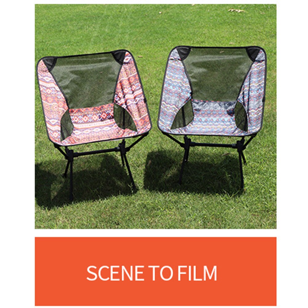 Outdoor Camping Ultralight Chair Aluminum Alloy Portable Folding Camping Seat for Fishing Picnic BBQ Beach Chair
