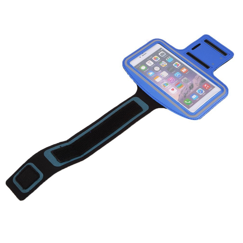 Funda de neopreno impermeable para correr y trotar, funda protectora con tira reflectante para iPhone 6 Plus