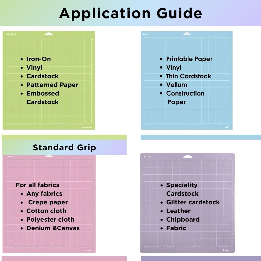 Cutting Pad for Cutting Maker 3/ Maker/ Explore 3 (12*12in) - Multifunctional Bonded Sewing Cutting Pad Set