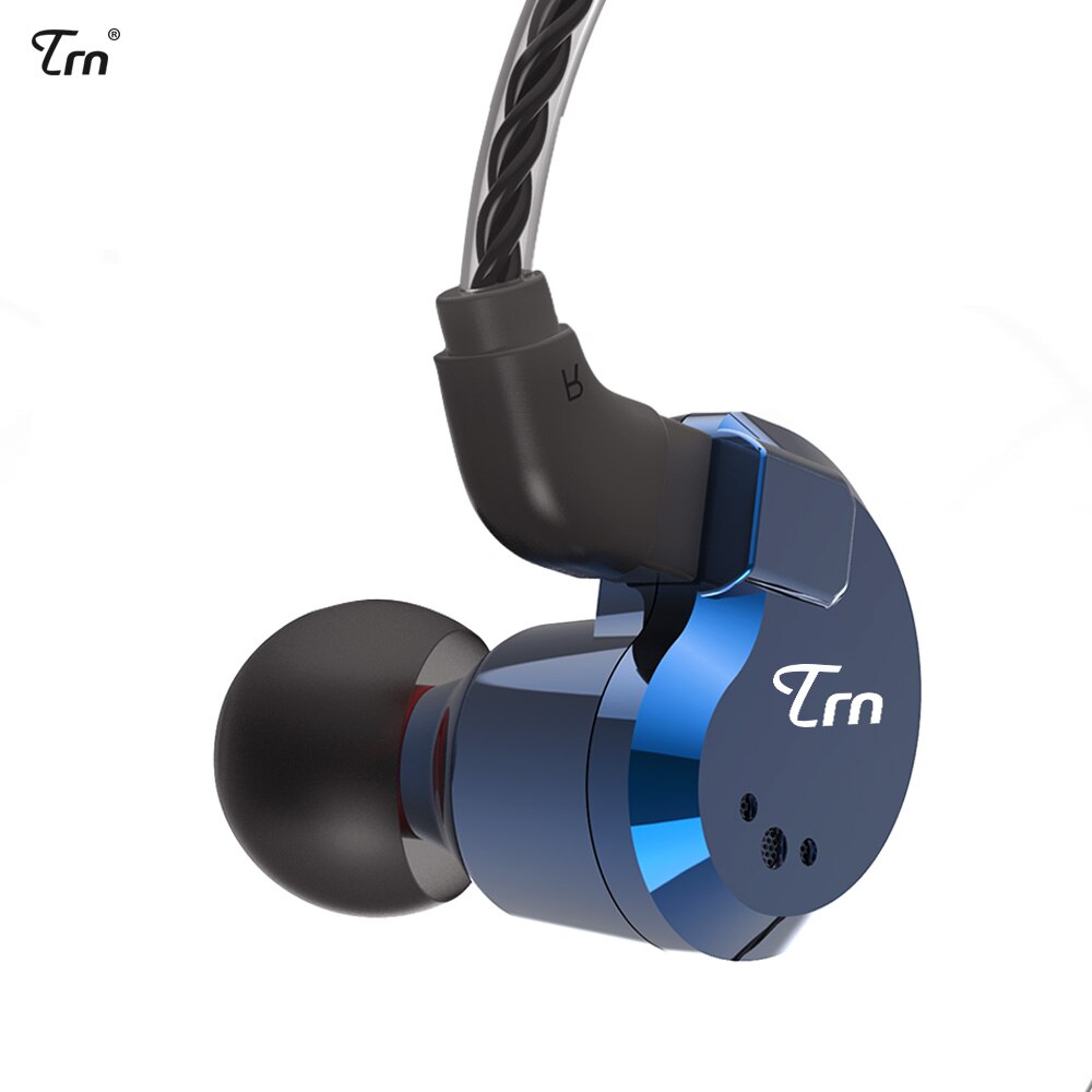 TRN V80 2BA + 2DD Hybrid Metall In Ohr Kopfhörer IEM HIFI DJ Monito Laufende Sport Kopfhörer Ohrstöpsel Headset 2Pin abnehmbare TRN V30