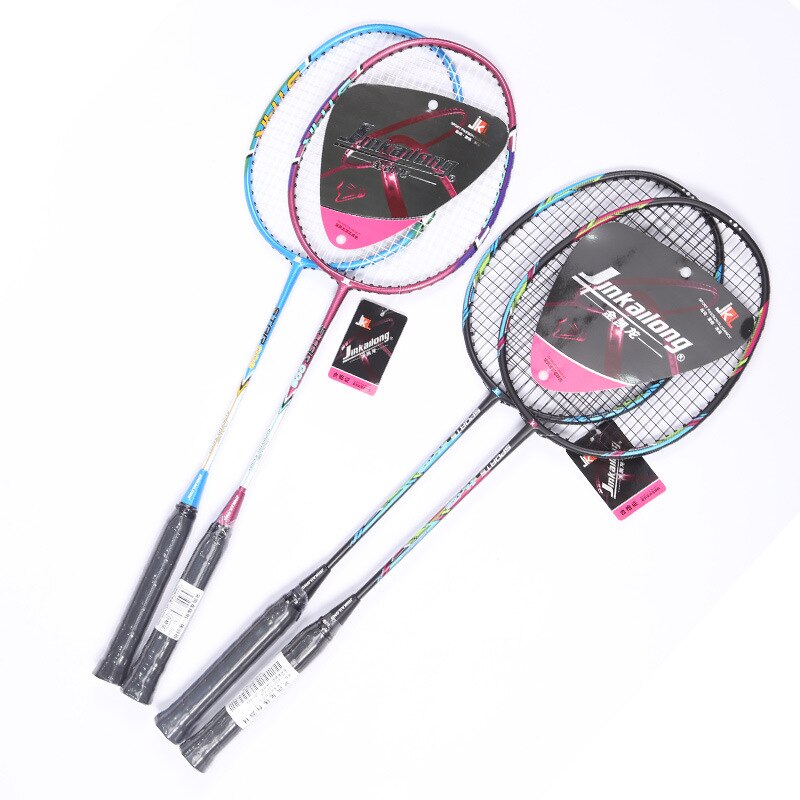 2022 Badminton Racket Carbon-aluminum Integrated Set For Children And Adults Competition Training Two Badminton Rackets -40