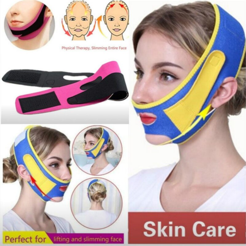 Dubbele Kin Gezicht Bandage Gezicht Afslanken Dunne Masker Bandage Gezicht Tillen Riem Slapen Face-Lift Masker Massage Afslanken gezicht Shaper