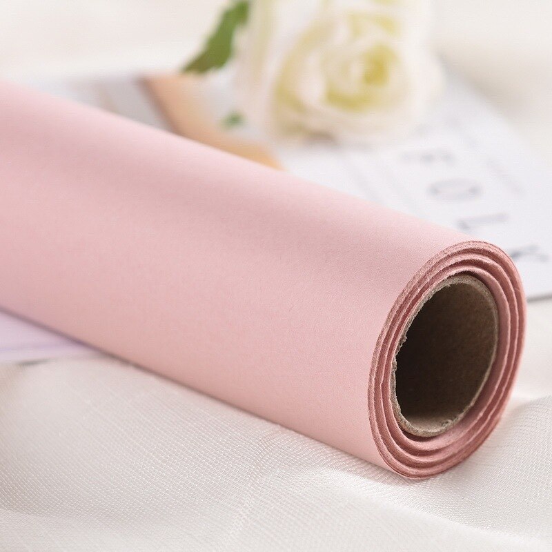 60cm X 15 stoczni jednokolorowy papier robić pakowania kwiatów papier pakowy specjalny wodoodporny papier robić pakowania kwiatów papierowy kwiat sklep ręcznie robiony papier: różowy