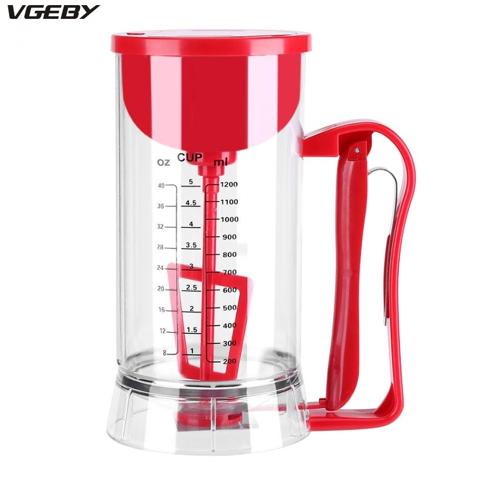 Cordless Electric Battery Powered Mixer Dispenser Pancake Cupcake Waffle Batter Maker Machine kitchen baking tool