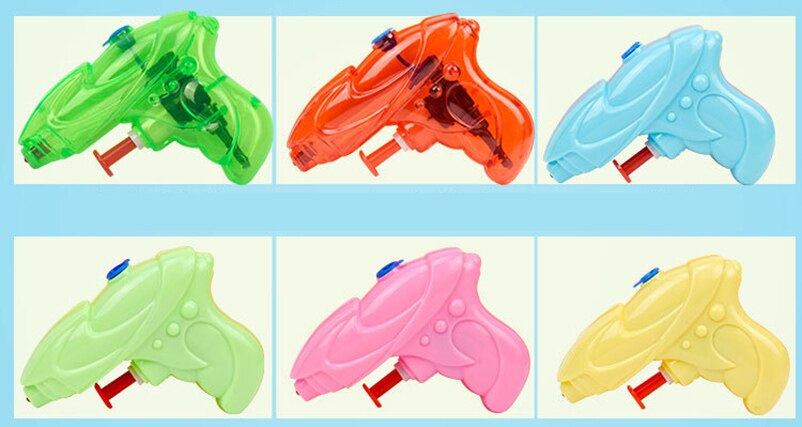 Kinderen Mini Waterpistool Babybadje Speelgoed Zomer Strand Speelgoed Kleine Transparante Waterpistool Voor Jongen Meisje Willekeurige: Default Title