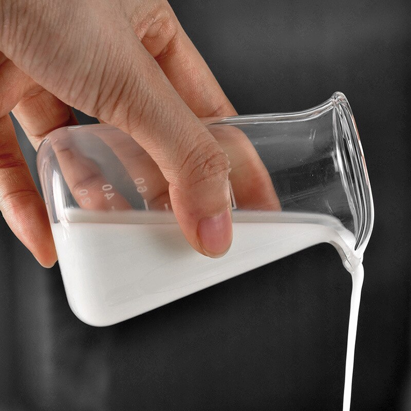 100ml Coffee Milk Measuring Scale Jug Glass Sharp Eagle Mouth Frothing Pot Cloud Shaped Share Container Coffee Accessories