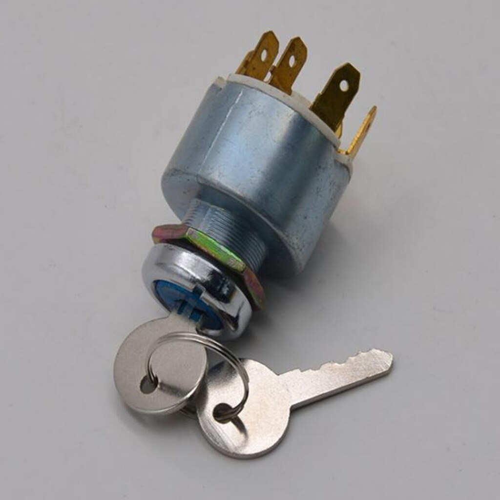 Premium 12V (4 position) Ignition Starter Switch + 2 Keys Car Bike