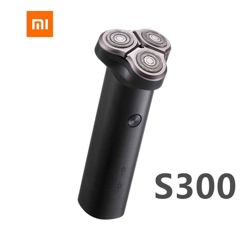 Xiaomi Norma Mijia S300 3D Galleggiante Intelligente Rasoio Elettrico IPX7 Impermeabile Tipo di Rasoio-C di Ricarica Doppia Lama Strato Asciutto e bagnato Barba Rasatura