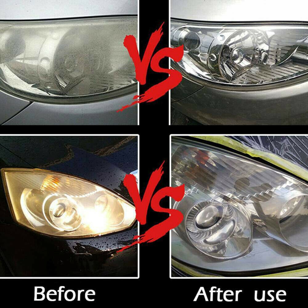 Coating Headlight Repair Agent Cleaner Waterproof Detailing Tool Set Car