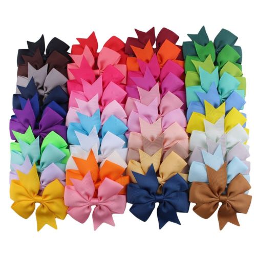 40pc VEEL Baby Meisjes Grote 6 Inch Haarelastiekjes Alligator Haar Clips-Baby Meisje Set