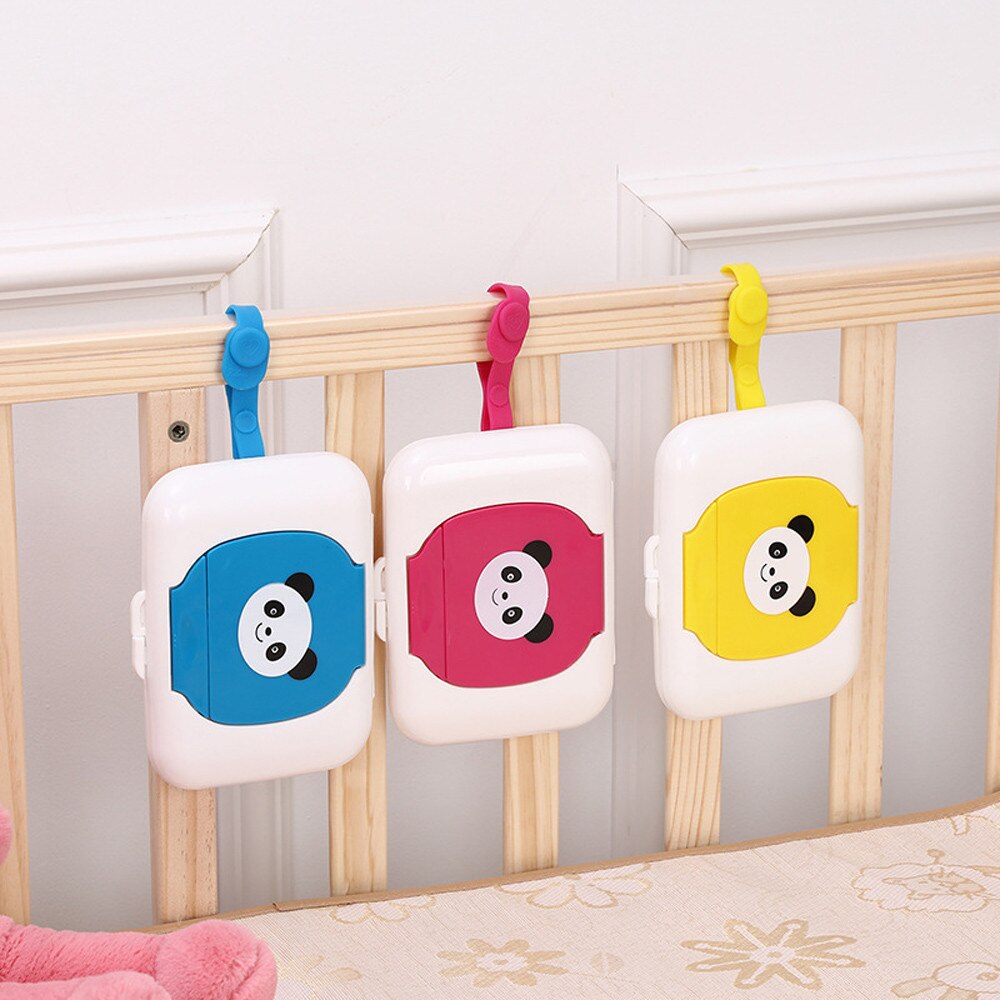 Boîte à lingettes humides Non toxique pour bébés, étui de voyage pour lingettes humides pour enfants, distributeur à langer, support de rangement pour mouchoirs