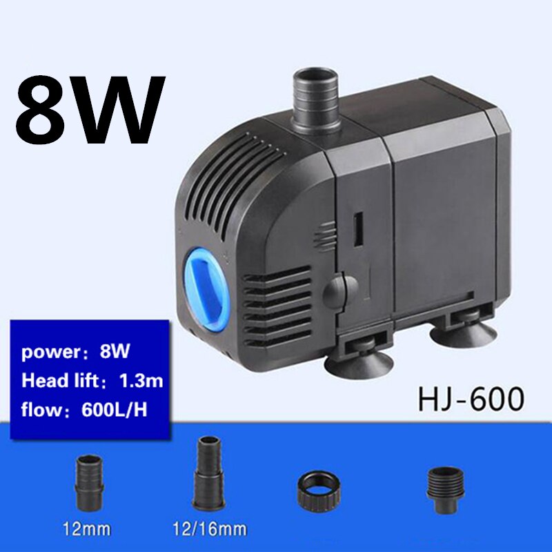 Sunsun 220V Ultra Silent Aquarium Water Pump Outdoor Submersible Pump Garden Fountain Pump: 8W