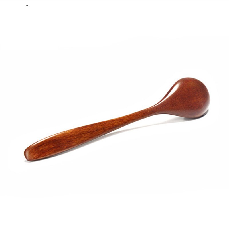 Wooden Spoon Kitchen Cooking Utensil Tool Soup Teaspoon Catering Kids Spoon Kitchenware for Rice Soup
