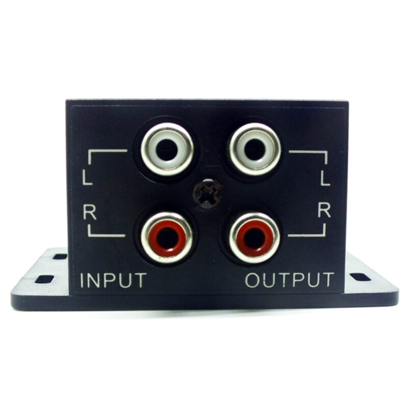 Car Power Amplifier o Regulator Bass Subwoofer Equalizer Crossover Controller 4 Rca Adjust Line Level Volume Amplifier