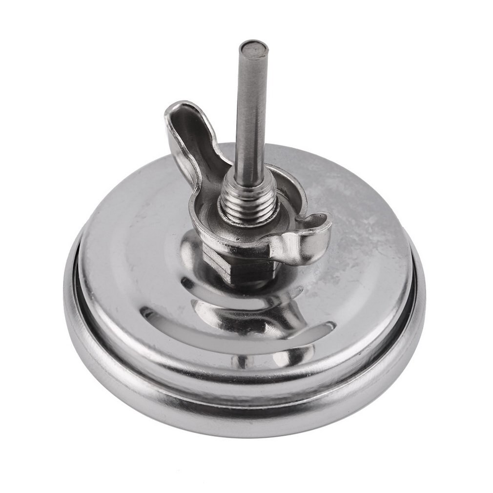 Ugnstermometrar i rostfritt stål bbq rökare gropgrill bimetallisk termometer tempmätare med dubbel gage 500 graders matlagningsverktyg