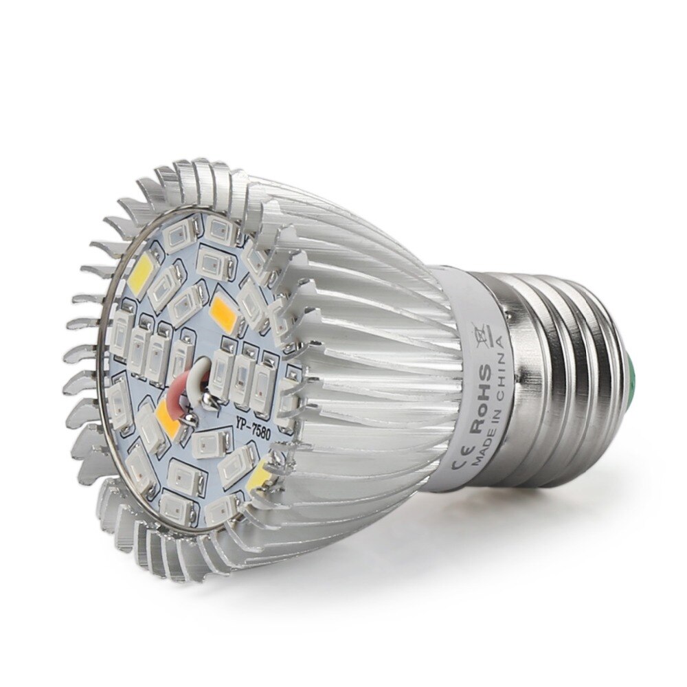 4pcs/lot 28W LED Grow Light Full Spectrum 28LEDs Plant Lamp Fitolampy LED Growing Bulb for Flowers Seeds Grow Box E27 E14 GU10