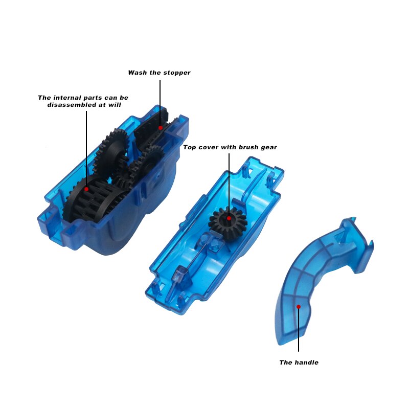 Bicycle Cleaning Kit Mountain Bike Chain Cleaner Scrubber Tire Brushes Washing Glove Cycling Maintenance Tool Accessories