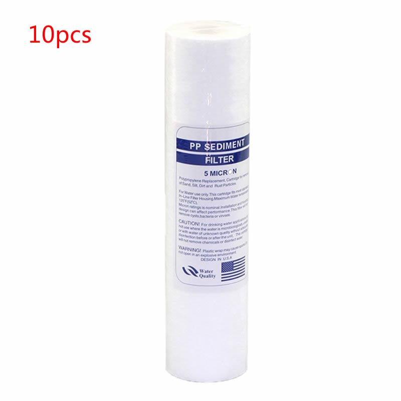 5pcs/10pcs Replacement Water Sediment Filters (5 Micron) 10" Cartridges Water Filters: 10pcs