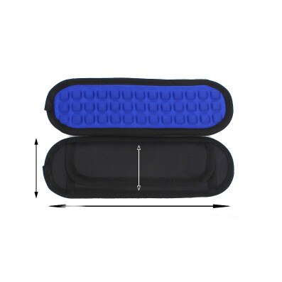 Tasche reduziert druck Schulter Pads DIY nachricht tasche aktentasche Schulter Gurt Gürtel Pad zubehör: Blau