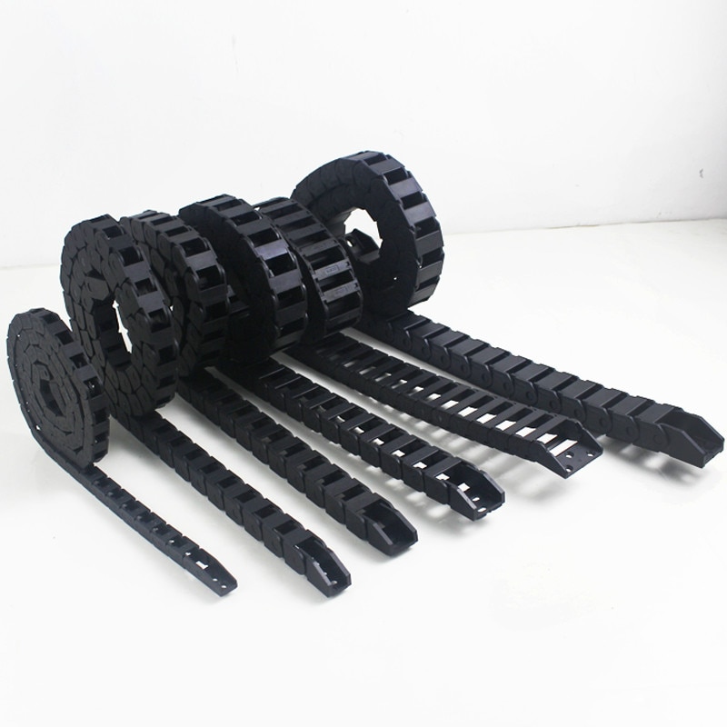 10 series nylon bridge type drag chain tank chain plastic cable trough engraving machine industrial transmission chain