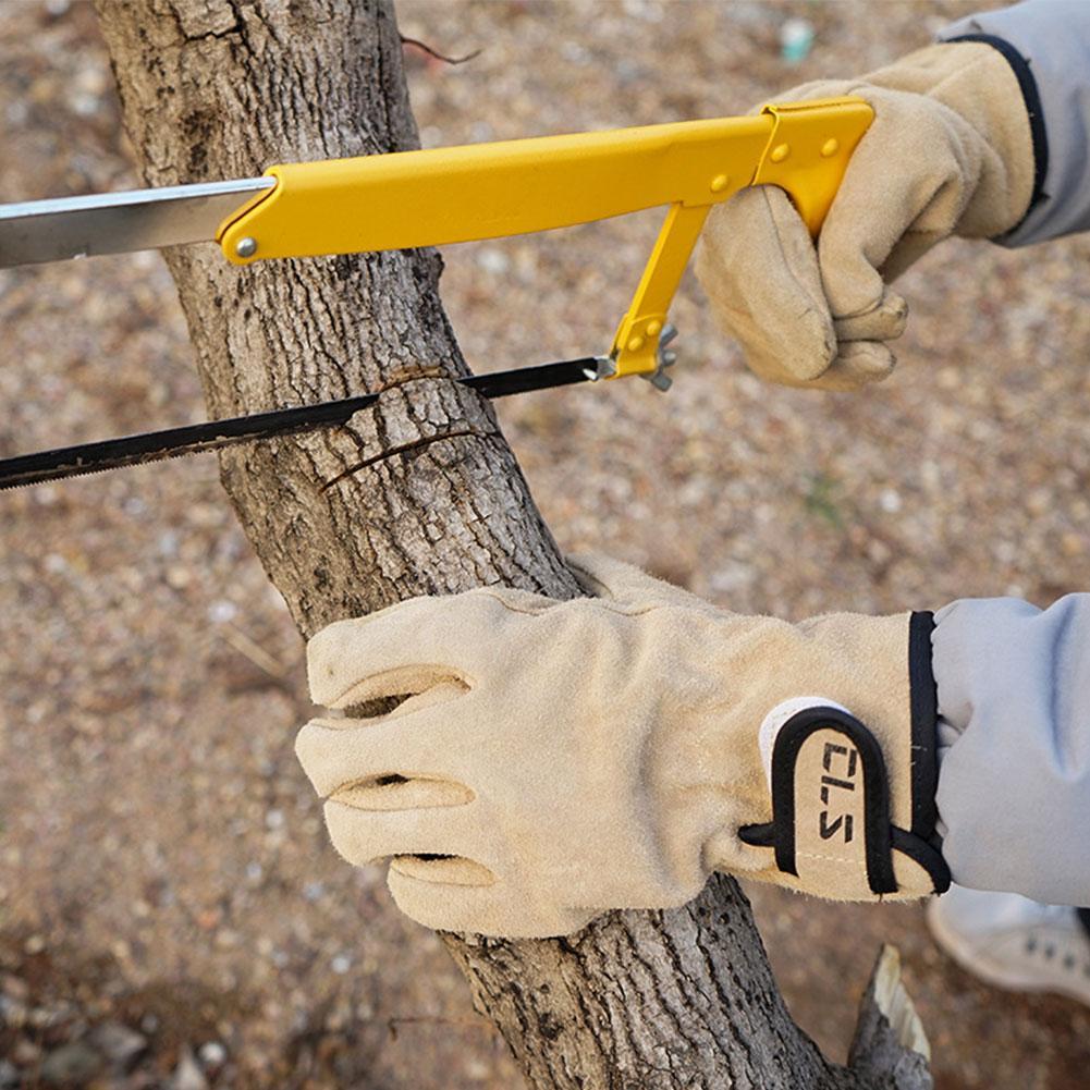 Gants de Barbecue pour pique-nique en plein air, 1 paire, épais, résistant à l'usure, isolation thermique, pour le jardinage et le Camping