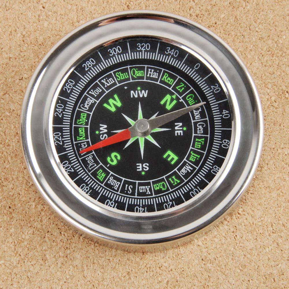 HobbyLane Large Size Compass Stainless Steel Directional Magnetic Practical Guider for Camping Hiking North Navigation Survival