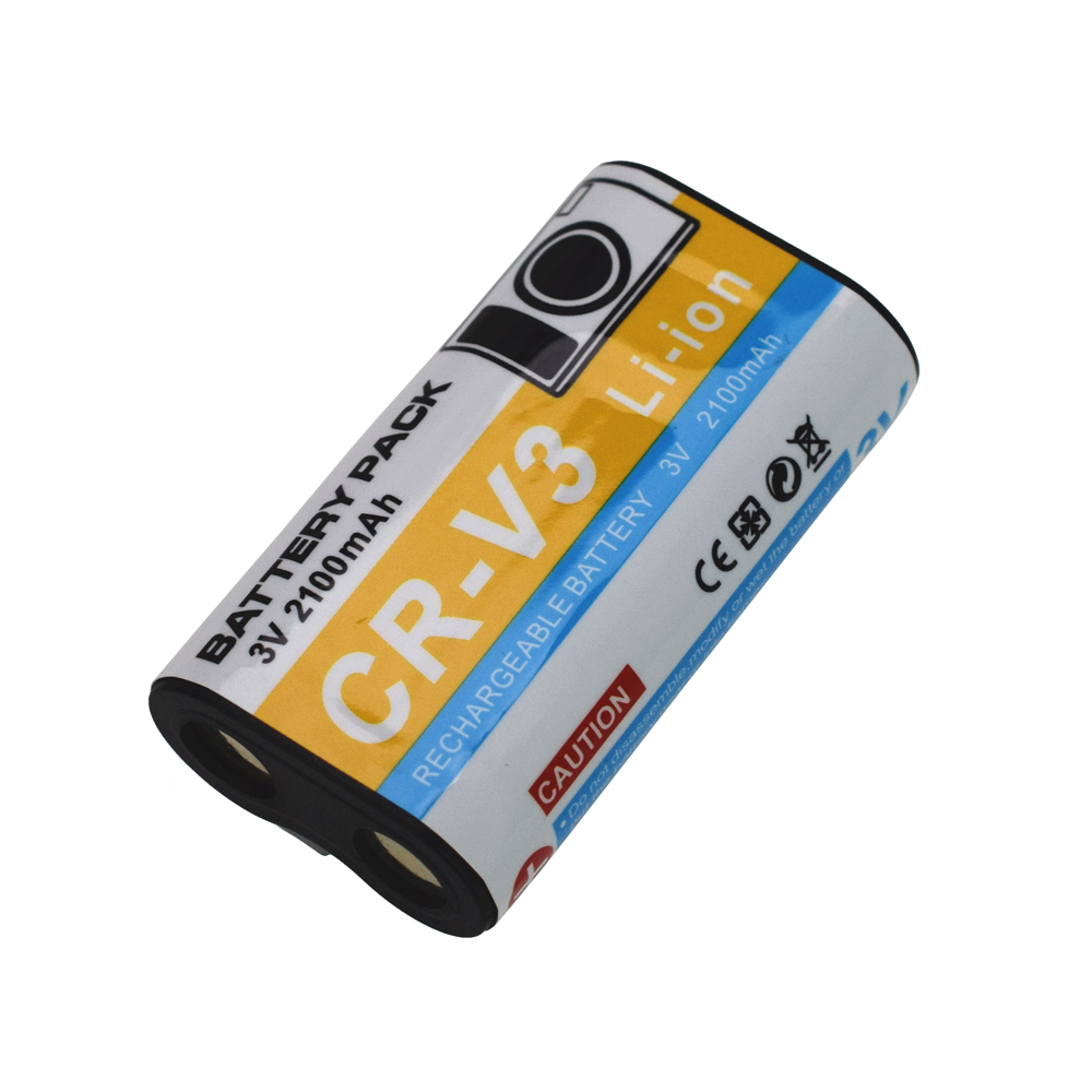 Batterie CR-V3 CR V3 CRV3 + chargeur LCD pour Kodak Z710, Z740, Z885, Z1275, CR-V3P, CRV3L: WHITE