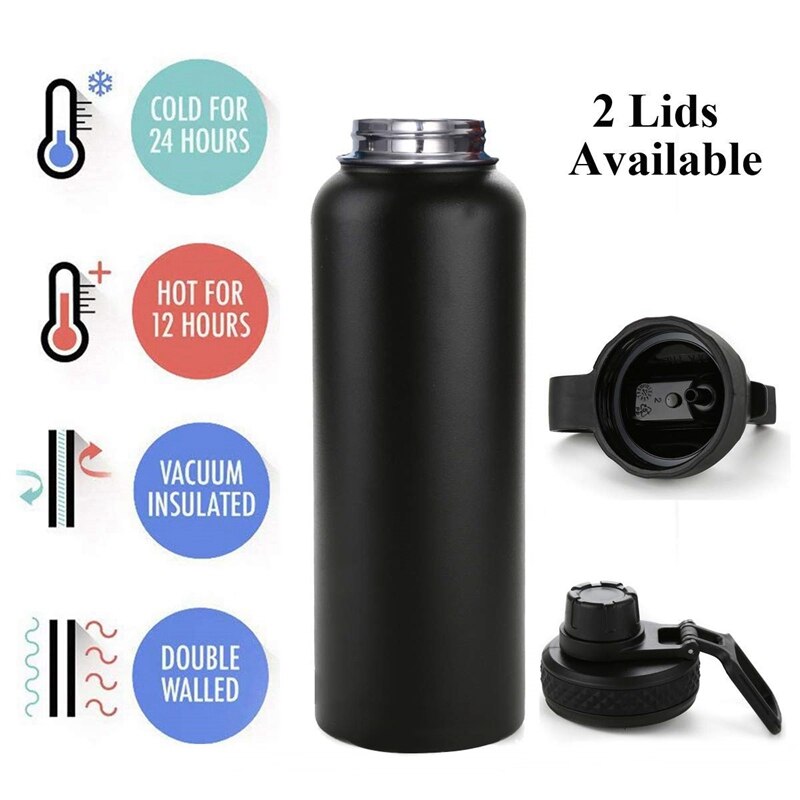 40 Oz Water Bottle Vacuum Insulated Stainless Steel Water Bottle Water Bottle for Men Women and Children