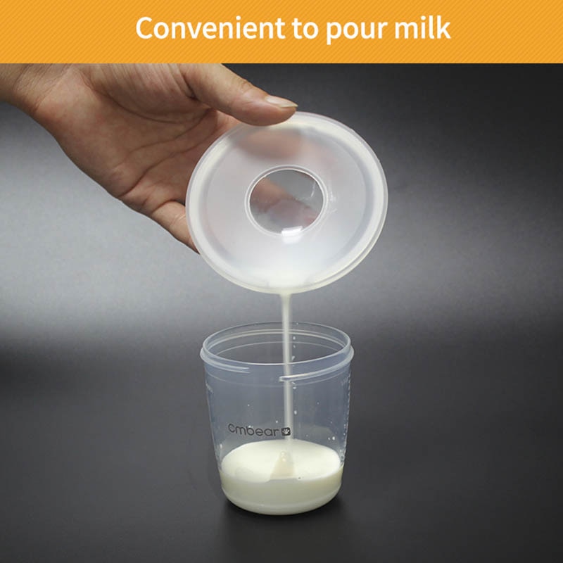 2 PCS Moedermelk Collection Shell Draagbare Borst Saver voor Reizen Dagelijks Werken Moeders YJS