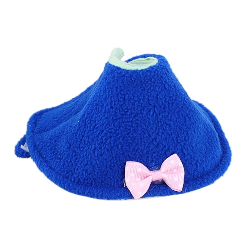 Bird Cape Clothes Flight Suit Parrot Warm Costume with Cute Bowknot Pet Small Animals Clothes for Parakeet Cockatiel Bird Supply: Blue / M