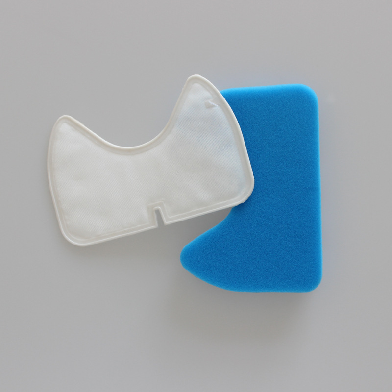 1PC Blue Sponge Hepa Filter & 1PC Cotton Filter for Samsung DJ97-00492A SC6520/30/40/50/60/70/80/90 SC68 Vacuum Cleaner Parts