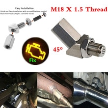 Check O2 Sensor Eliminator Adapter W/Catalytic Converter Duable Useful