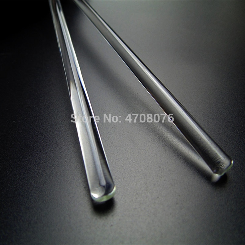 Borosilikatglas rührstab transparent Labor rühren stick/muddler glas rührer für wissenschaftliche experiment dia 5mm 10 teile/los