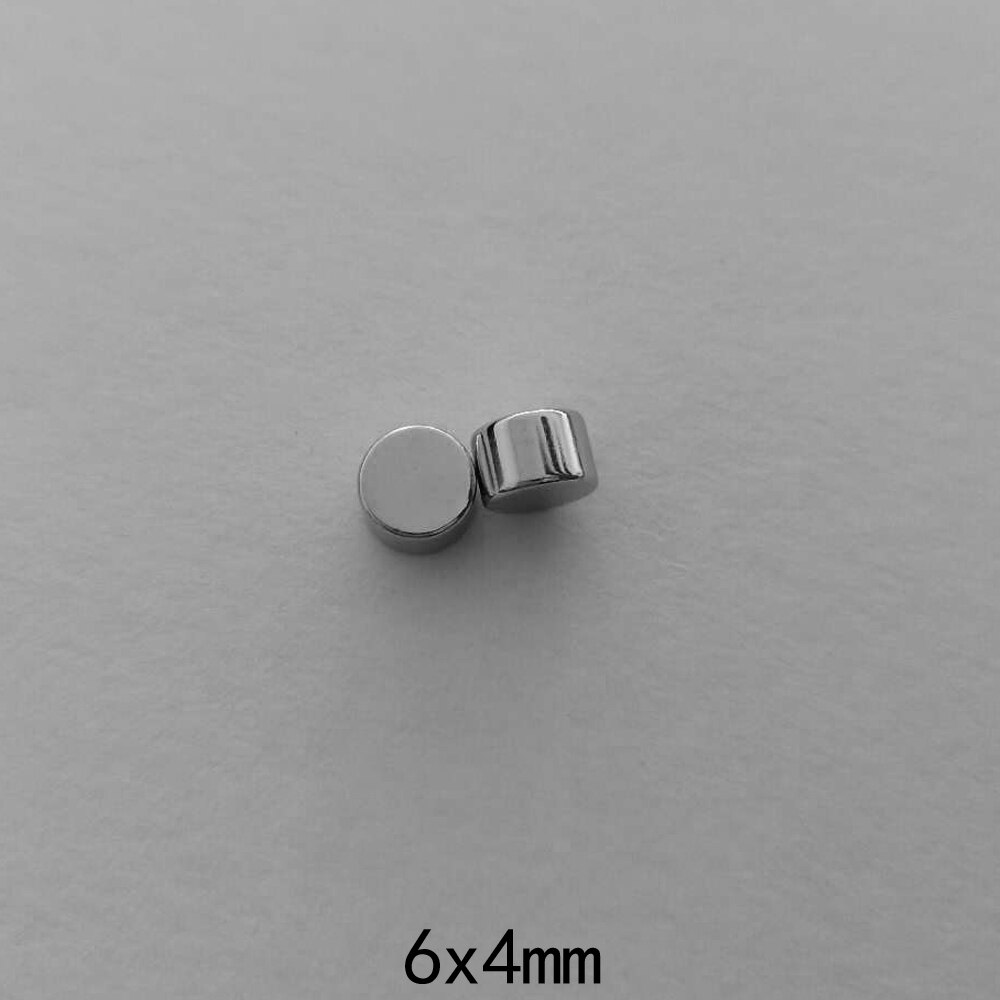 6x4 aimant Permanent petit rond 6x3 aimant néodyme disque 6x1mm Mini aimants forts feuille 6*2 électro magnétique 5*1 5*2 5*3