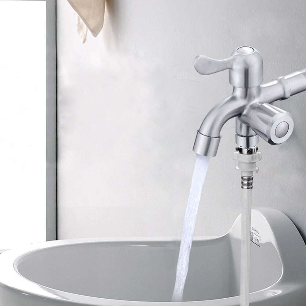 Washing Machine Faucets Double Handle WallMounted... Grandado