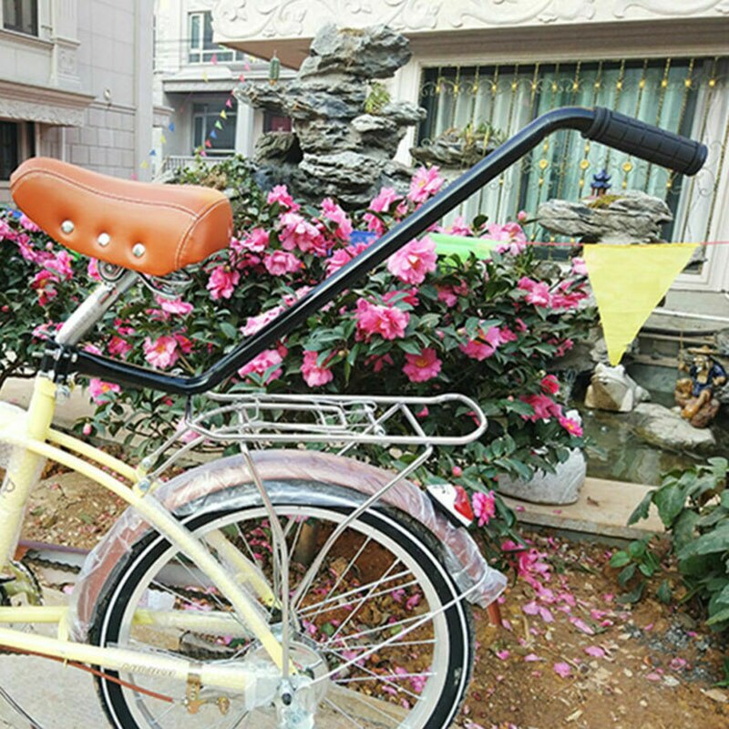 Barra de soporte de equilibrio de bicicleta para niños, entrenador de ciclismo, dispositivo auxiliar de agarre de bicicleta, dispositivo de aprendizaje para montar en bicicleta