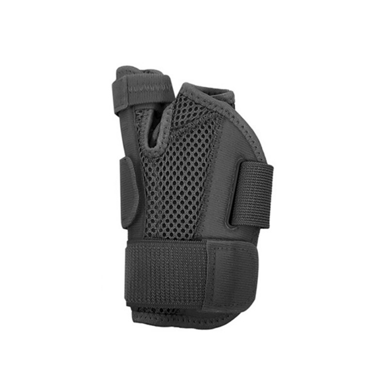 1pcs Thumb Wrist Brace Wraps Carpal Tunnel Arthritis Tendonitis Sprain Wrist Support Bandage Sports Hand Protector: black